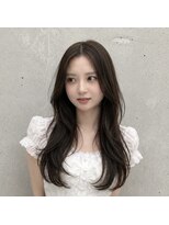 ララルーモ 渋谷公園通り店(LaLarOomo)&nbsp;【小顔】韓国風ヨシンモリ×透明感ココアカラー