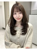 サンド ミュウ 横浜店(sand mieu)&nbsp;ミディアムレイヤー/レイヤー/ミディアム/透明感カラー/横浜