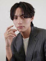 ガウディ 西宮北口店(Gaudi)&nbsp;メンズカット×フェザーパーマ×センターパート