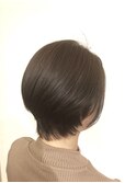 透け感のある前下がりボブ