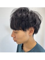 グリーン 渋谷(green) 【SATOSHI】ニュアンスカール×耳出しショート×クリームパーマ