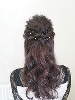 アージュ(Arju)&nbsp;ハーフアップアレンジ♪