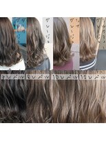 ネクストハラジュク(NEXT HARAJUKU)&nbsp;★ホワイトグレージュミニウルフデジタルパーマチェリーブラウン