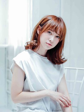 ココカラー アンド カット 茶屋町店(CoCo Color&Cut) 重ためミディの外はねアレンジ【岡山】【倉敷】【茶屋町】