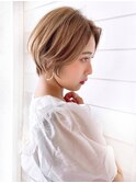 *オシャレ感抜群ミニマムベージュショート
