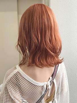 ヘアーデザイン シュシュ(hair design Chou Chou by Yone) ダブルカラー☆オレンジカラー