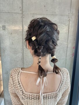 ルラブランシェ(Rula branche) ツインヘアアレンジ ヘアセット ヘアアレンジ