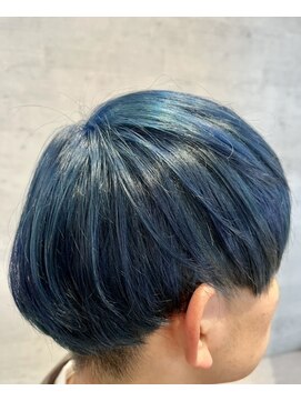 シャルムヘアー(charme hair) ☆ワンブリーチで出来るブルーカラー☆