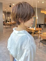 ジアン バイ ミルボン NU茶屋町+(GIEN by milbon)&nbsp;大人の前下がり20代30代40代50代アッシュオリーブカラーショート