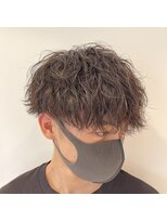 メンズデザイン シャビ(Men's design Shabbi) マッシュ×波巻きツイストスパイラルパーマ