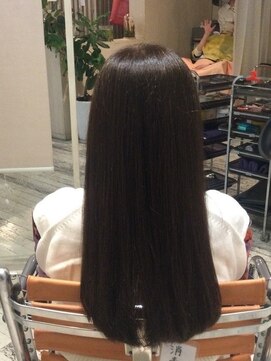 アシャ ヘアー ソリューション 神戸店(asha hair solution) 20代30代40代◆愛されストレートのサラツヤロング♪縮毛矯正