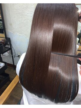 オロ(ORO) インナーメカニックブルー×髪質改善トリートメント