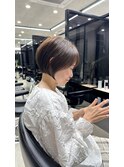 大人丸みショート/前髪あり/20代/30代/40代/ショートカット
