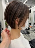 ハイライトバレイヤージュダブルカラーケアブリーチ30代40代