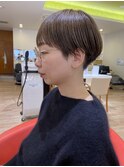 大人30代40代マッシュショートハイライトカラーデザイン