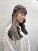 春っぽイヤリングカラー/ホワイトベージュ/ホワイトグレージュ