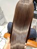 【髪の芯から美髪へ】カット・水素カラー・髪質改善トリートメント ¥12100