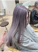 パープルラベンダー　ハイトーン　ロング
