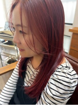 コンパス(COMPASS) ノンブリーチレッドブラウン