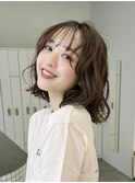 ボブパーマカールスタイル