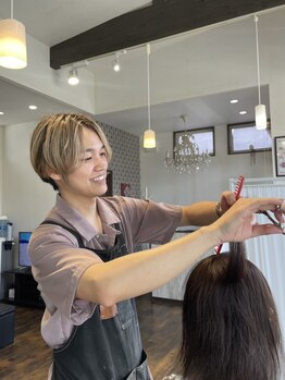 サイカエー(SAIKA)の写真/あなただけの専属Stylist。カウンセリング～仕上げまでマンツーマン対応[光の森/髪質改善/ショート]
