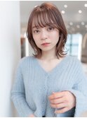  顔周りカット韓国レイヤー前髪髪質改善トリートメント
