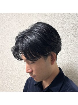 ランディ(RANDY) メンズ リバースパーマ 前下りセンターパート 【RANDY】