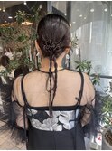 結婚式個性派お呼ばれヘア♪【多田華歌】