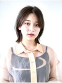 前下がりショート・ボブ/絶壁解消/前髪あり/30代/40代/50代