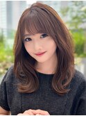 【F】似合わせ小顔前髪カット韓国風レイヤー
