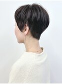 <大人ショート刈り上げくびれショート前下がりショート30代40代3