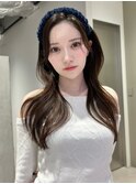 ヘアセット/韓国ヘア/レイヤーカット/前髪カット/顔まわりカット