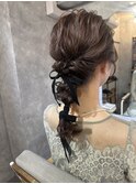 ベロアリボン編み下ろし