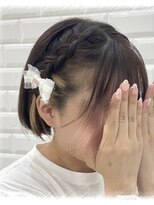 リルミー ミュエナ 大須 矢場町(Lilme myuena)&nbsp;ボブさんおすすめ！サイド編み込み♪_ゆう