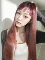 シンク オモテサンドウ(sync omotesando)&nbsp;チェリーレッド/ワインレッド/ダブルカラー/髪質改善/韓国