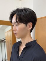 メゾン(Maison) 毛流れパーマセンターパート/ニュアンスパーマ/メンズ韓国ヘア