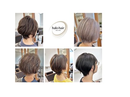 ハロヘアー(halo hair)の写真