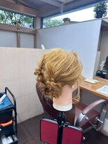 ナンバーエイト(number eight)&nbsp;うなじスッキリアップヘア★結婚式二次会お呼ばれドレス