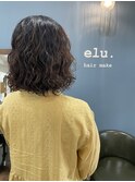ムースで仕上げで朝も楽ちんパーマ