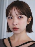 似合わせカット　大人ガーリー　ボブ　髪質改善　外ハネ