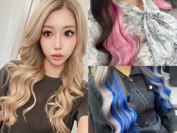 プレス(PREss)の写真/当日予約OK【カラー＋エクステ40本￥9980】【カラー￥3990Wカラー￥9990】巻ける最高級エクステ80本￥17990