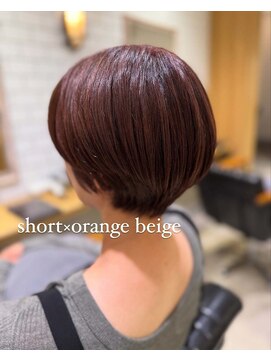 フープ 川越(hoop) イエベにおすすめオレンジベージュ骨格に合わせたショート/ボブ