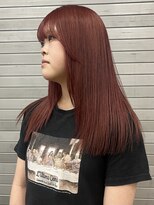 マグサロンギャラリー(Mag salon gallery) チェリーレッド暖色カラーボルドーワインレッド春カラー