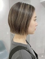 ピークス 千葉店(Peaks)&nbsp;髪質改善/レイヤーショートボブ/20代30代40代50代/顔周りカット
