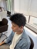 ［夏限定］超冷感！！メンズカット+スキャルプ炭酸泡シャンプー￥4000