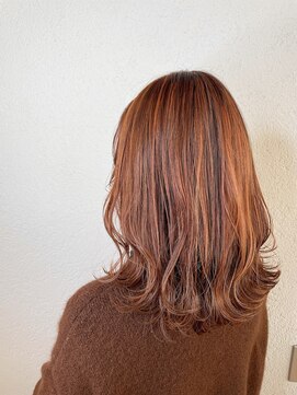 ヘアーウィーヴ 佐倉店(hair Weve) ワンホンレイヤー/ミルクティーブロンド/ダークブルー/weve佐倉