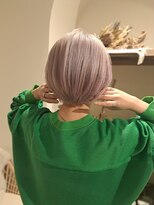 アットティー 金沢八景(at tee...) 【丸みショート×ピンクホワイト】