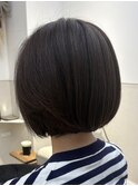【大人女性ショートカット】骨格矯正ナチュラル切りっぱなしボブ