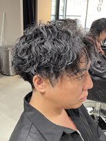 ブルニール 中崎町(BLEUNIR) 波巻きパーマ 波巻きスパイラル メンズパーマ マッシュ