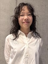 ソイ コンク 下北沢(soi conc)&nbsp;ミディアムレイヤーカットパーマ◎下北沢